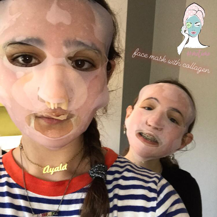 facial, peeling and collagen kit